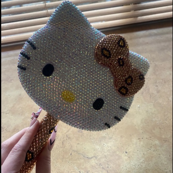 HELLO KITTY BLING HANDHELD MIRROR - Picture 7 of 7